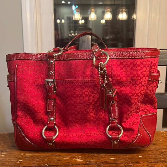 Coach Handbags - Red Coach Purse